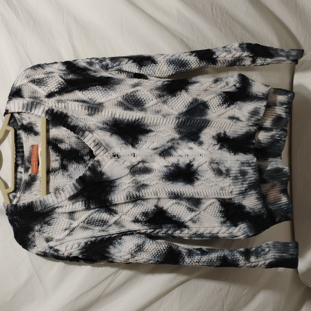 (BX19) SALE! Anthropologie Pilcro Tye Dye Cable Knit Sweater Sz.XS Worn Once